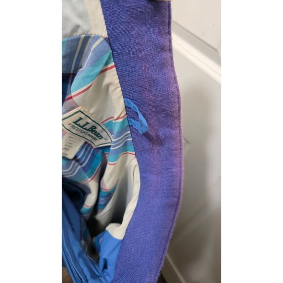 VTG L.L. Bean Freeport Maine Men's Y2k 80s Blue Lightweight Windbreaker Jacket P - Picture 8 of 8